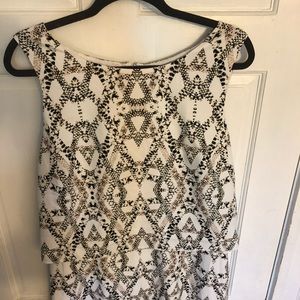 Banana republic white work dress